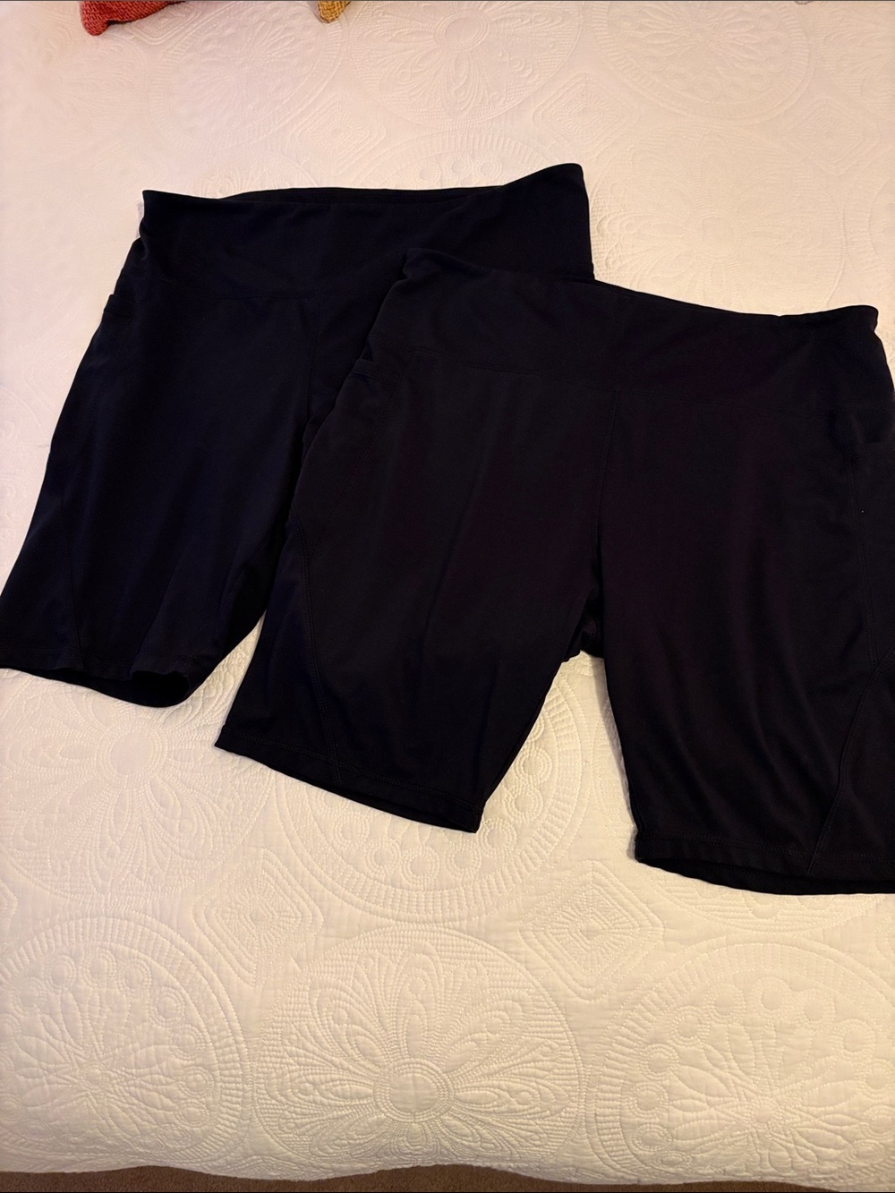 Danskin Black High-Rise Bike Shorts Duo
